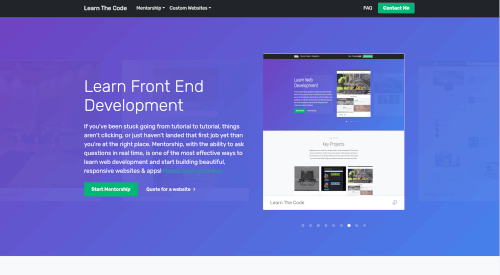 Learn The code project